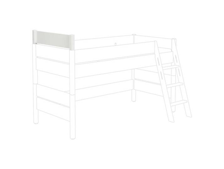 Paidi Absturzsicherung, Weiss, Holzwerkstoff, 127.6x20x5.2 cm, Blauer Engel, Baby- und Kindermöbel, Kinderzimmer & Jugendzimmer, Kinderbetten, Hochbetten