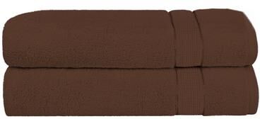 COZY TRENDS COLLECTION Premium Absorbent Zero Twist Cotton Bath Towels 600 GSM - Soft & Quick-Drying (Set of 2) - 27''x54''