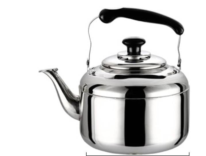 Herd Teekessel Pfeifender Wasserkocher Aus Edelstahl, Herd-Teekanne, Teekessel Mit Anti-Hitze-Griff, Teekessel Für Die Küche Zu Hause Camping Wasserkocher (Color : A, Size : 6L)