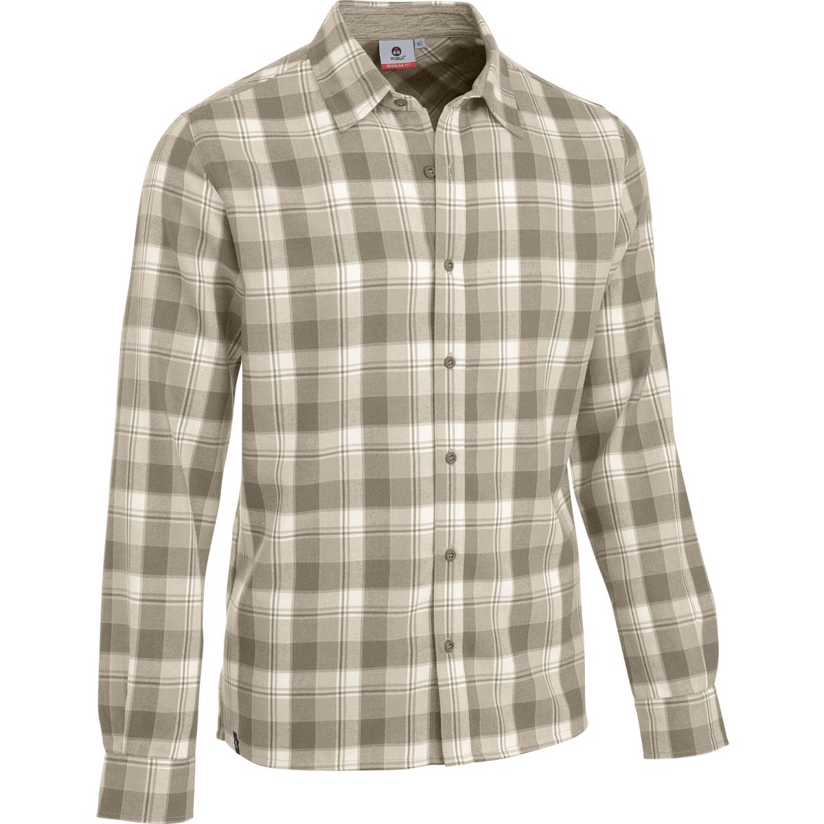 MAUL Sport Kiefersfelden II - 1/1 Flanellhemd - Karo beige (35) 54 4430300958-35-54