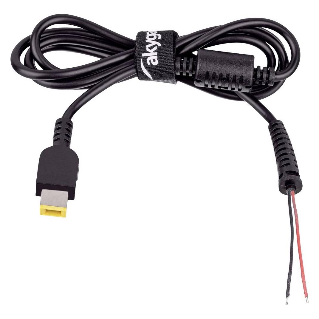 Akyga AK-SC-10 Ersatz-DC-Kabel für Notebook-Netzteil Schwarz (1.20 m) (AK-SC-10)