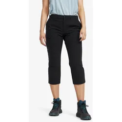 Adventure 3/4 Stretch Pants Damen Black, Größe:S - Outdoorhose, Wanderhose & Trekkinghose - Schwarz
