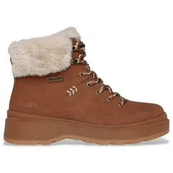 Skechers für Damen. 168087 Park City braune Stiefeletten (38), Wohnung, 1 bis 3 cm, Reißverschluss, Lässig