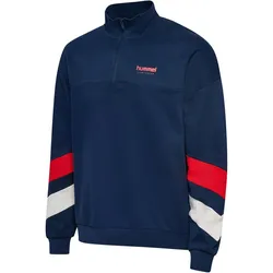 hummel hmlOVERSIZED 1/2-Zip Sportswear Sweatshirt 7459 - dress blues S
