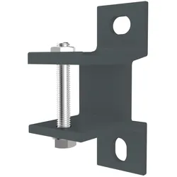 Wandhalter für Halbkassetten-/Gelenkarmmarkisen 4,5m - 5m Basaltgrau