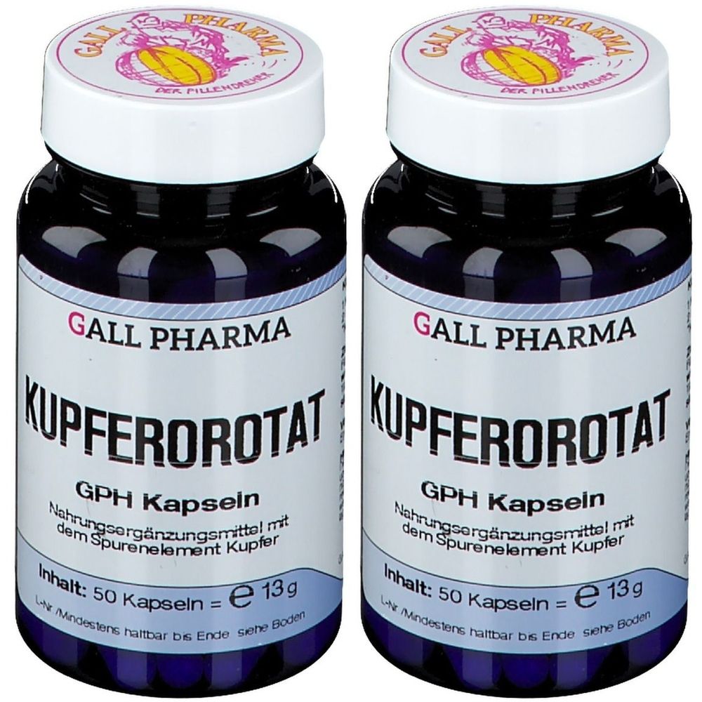 Kupferorotat Kapseln 2x 2x50 St