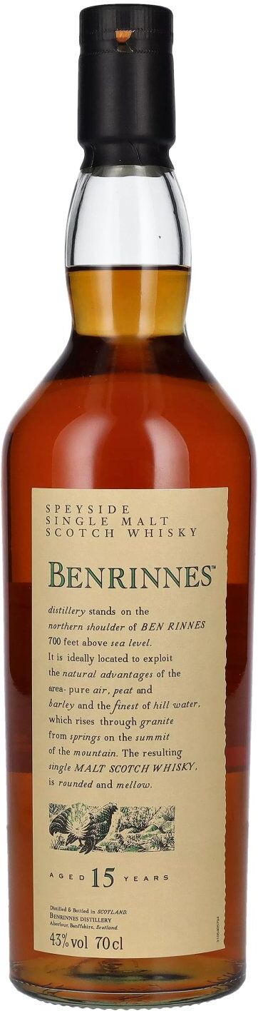 Benrinnes 15 Years Old FLORA & FAUNA Speyside Single Malt 2021 43% Vol. 0,7l