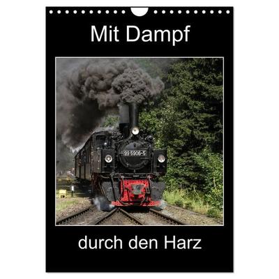 Mit Dampf durch den Harz (Wandkalender 2027 DIN A4 hoch), CALVENDO Monatskalender