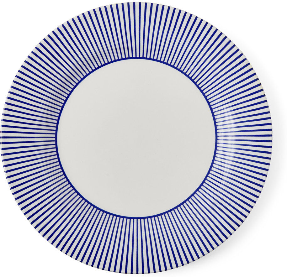 Blue Italian Spode, Steccato - Dinner Plates Blue, White