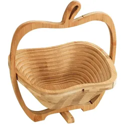 Maximex Obstschale faltbar braun
