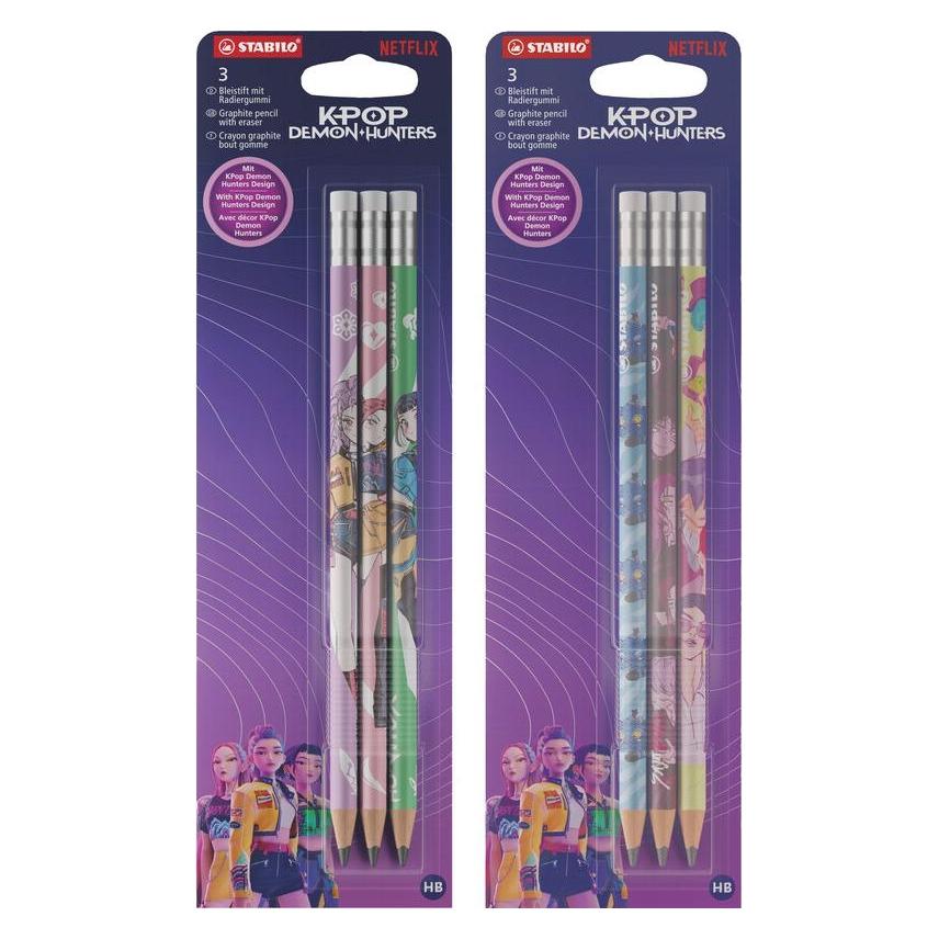 Stabilo Bleistift Blister K-pop Demon Hunters Limited Edition (HB, 3x) (104930031)