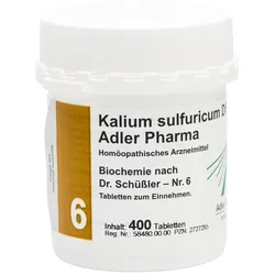Biochemie Adler 6 Kalium sulfuricum D 6 400 St