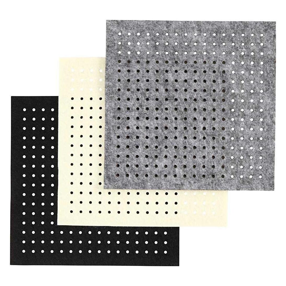 Creativ Company Bastel-Filz mit Löchern (20 x 20 cm) (45208)