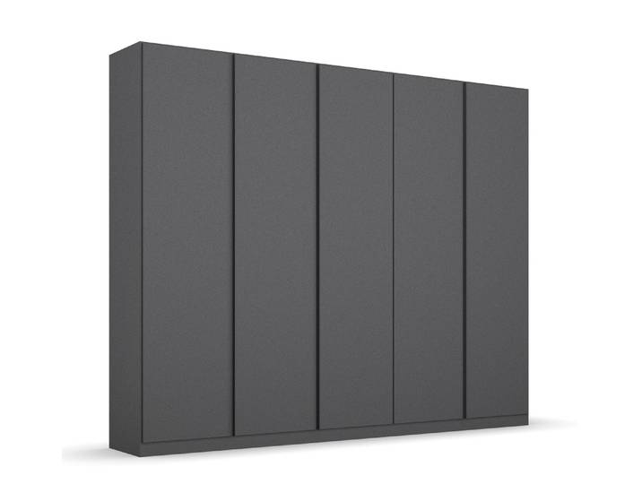 Kleiderschrank Drehtürenschrank Monostar , 5-türig , grau-metallic 226 x 210 x 54