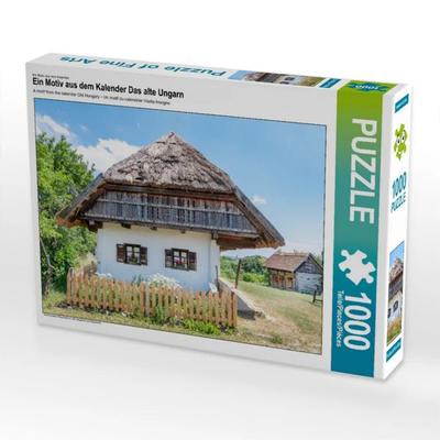 CALVENDO Puzzle Ein Motiv aus dem Kalender Das alte Ungarn | 1000 Teile Lege-Größe 64x48cm Foto-Puzzle für glückliche Stunden