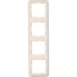 Kopp 404417064 RIVO - Abdeckrahmen 4-fach, Farbe: weiß