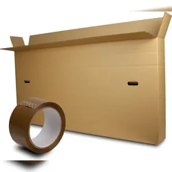 Paket.ag Fahrradkarton (1600 x 200 x 800 mm) – doppelwellig, mit Packband-Versandkarton für Fahrräder