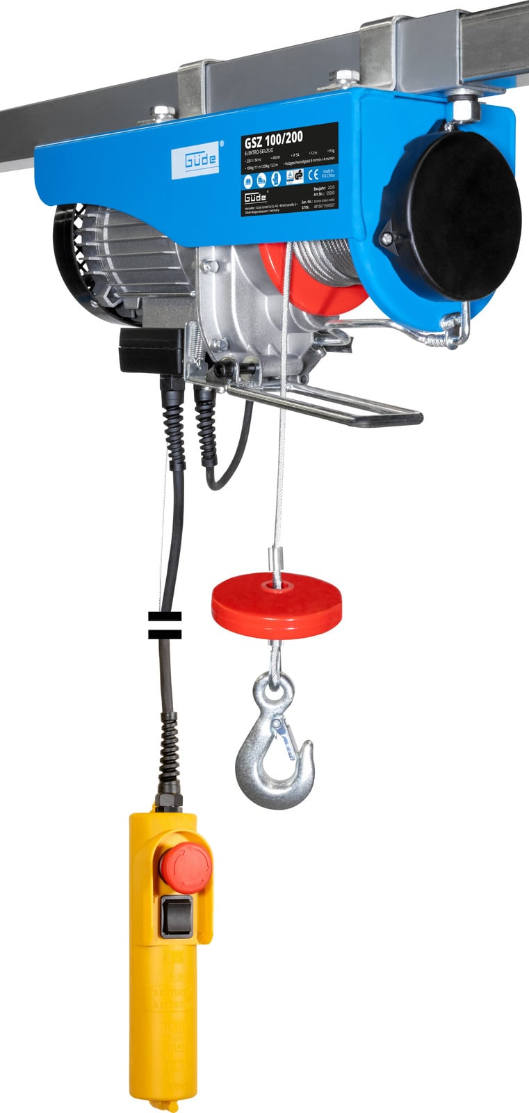 Güde Elektrische lier GSZ 100/200 model 55050