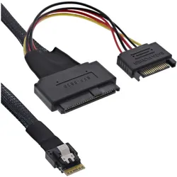 InLine Internes SAS-Kabel (50 cm, SAS), Interne Kabel (PC)