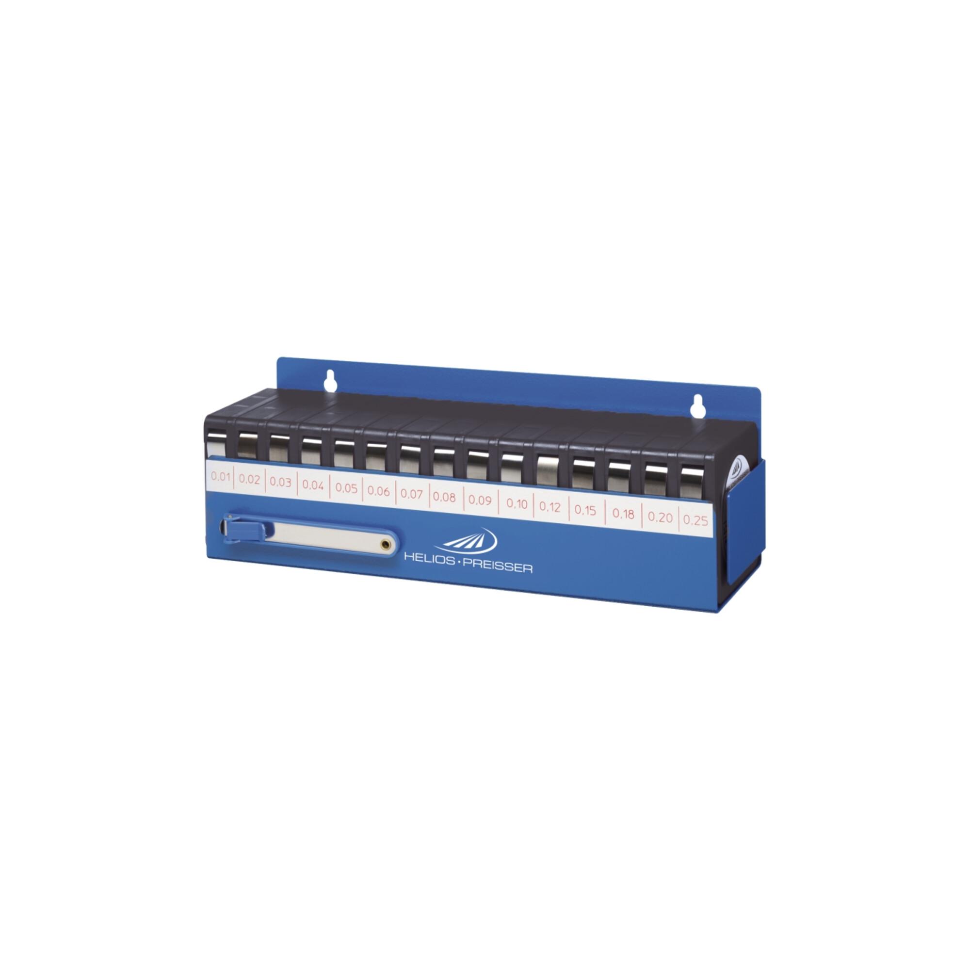 Helios Preisser INOX-Fühlerlehrenband-Set 15-teilig im Halter 0,01-0,25mm ; Helios-Preisser (612180)