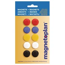 magnetoplan Signalmagnet farbig sortiert 20mm 10St