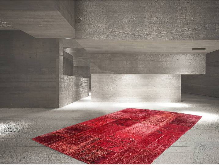 Tapis en laine My Spirit - Type F Rouge 80 x 150cm Laine