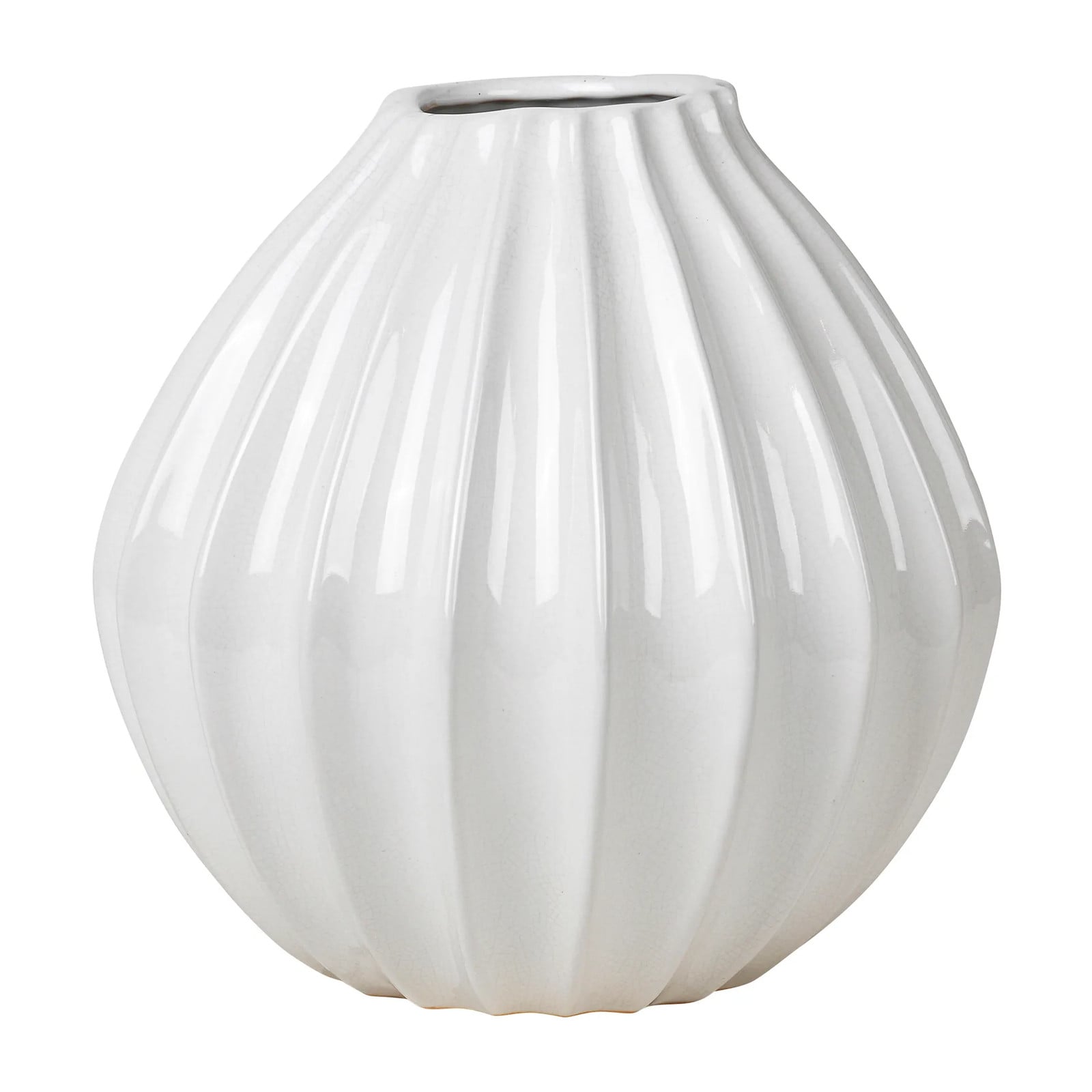 Broste Copenhagen Wide vaas ivory 30 cm