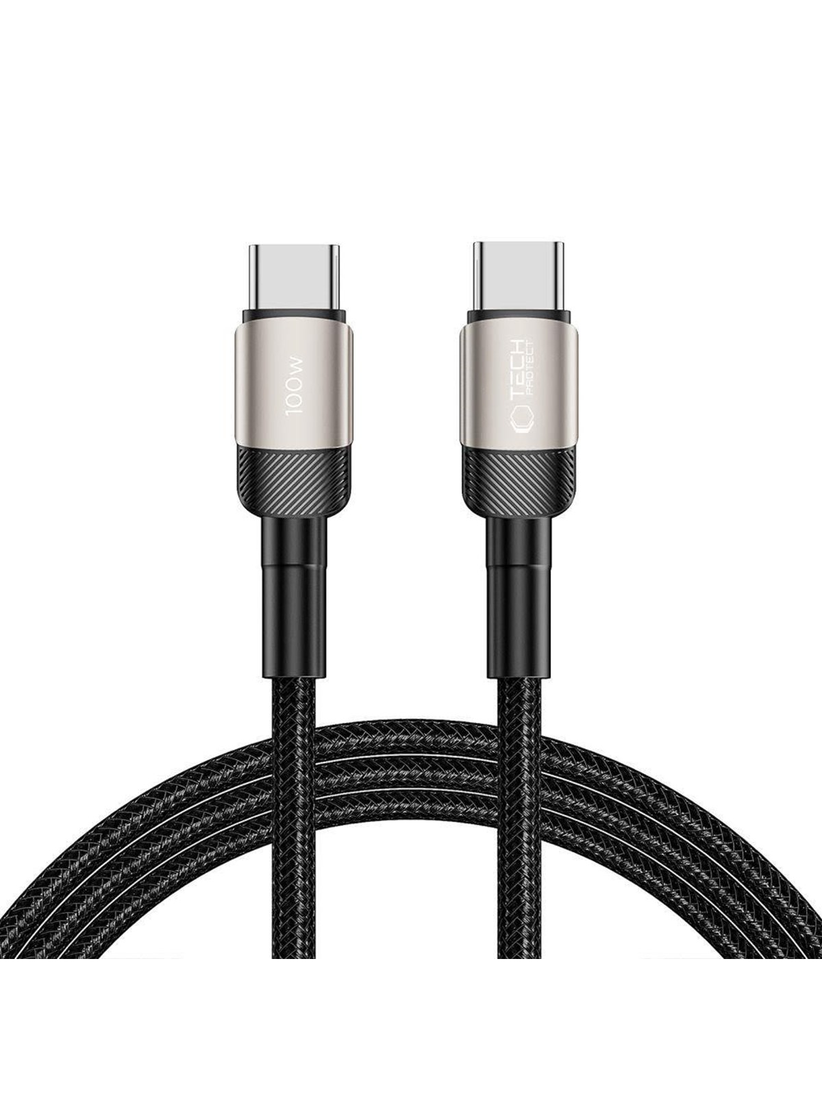 Tech-Protect UltraBoost Evo USB-C / USB-C PD 100W 5A 2m Cable - Titanium