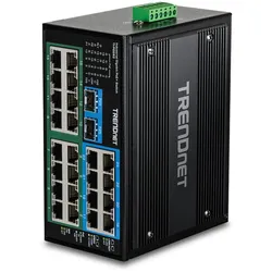Trendnet TI-PG262 Netzwerk-Switch Unmanaged Gigabit Ethernet (10/100/1000) Power over Ethernet (PoE) Schwarz