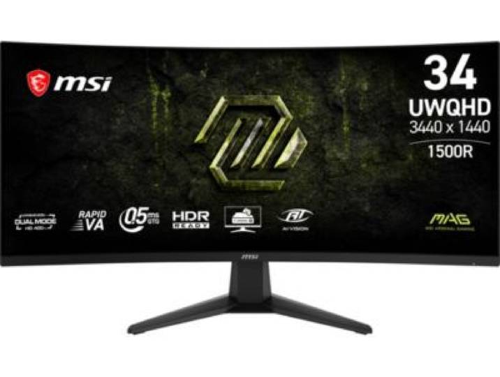 Msi - Ecran Pc Gamer Mag 346cqdf E20 34 Uwqhd 480 Hz Va