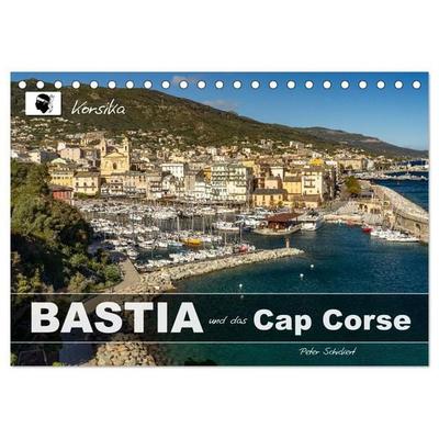 Korsika - Bastia und das Cap Corse (Tischkalender 2027 DIN A5 quer), CALVENDO Monatskalender