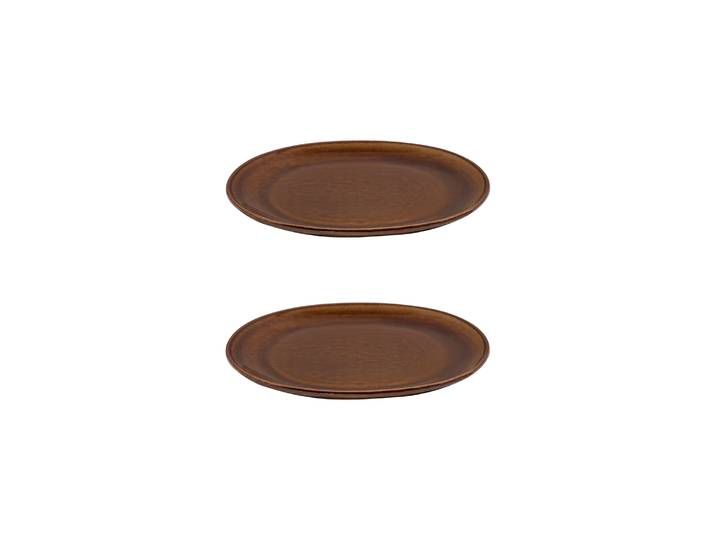 Serax - Assiette à dessert OUT OF LINES - Marron - Grès émaillé - Designer Uncharted