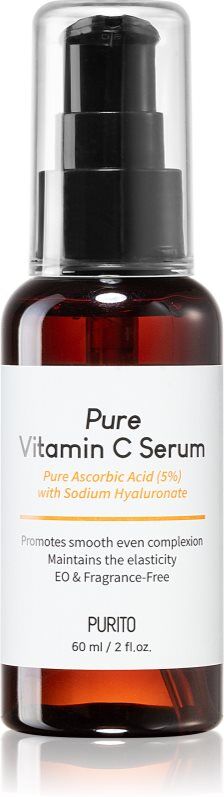 Purito Pure Vitamin C intensives feuchtigkeitsspendendes Serum gegen Falten mit Vitamin C 60 ml