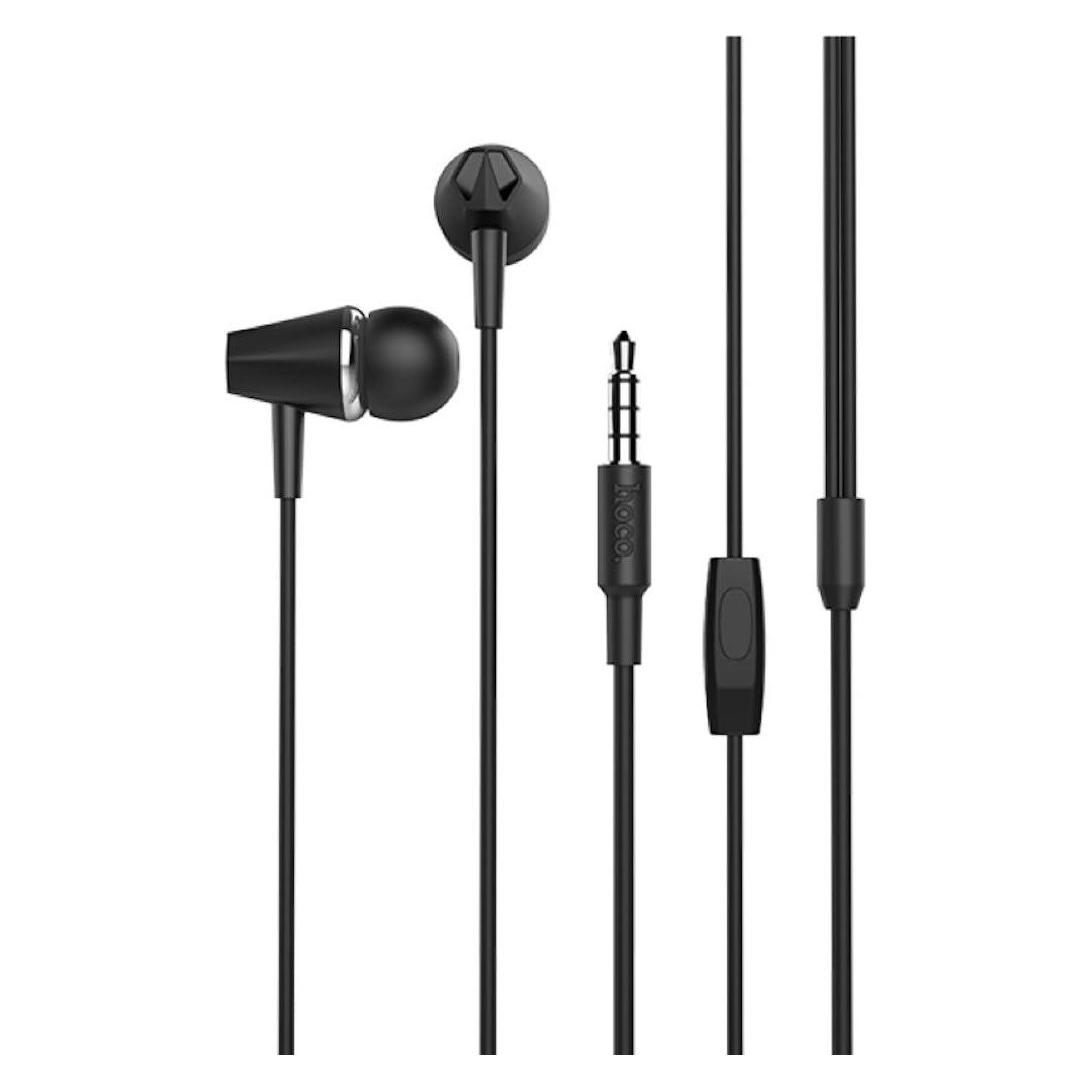 Hoco Kabelgebundene Kopfhörer Ohrhörer Klinke 3,5 mm mit Mikrofon M34 schwarz (Kabelgebunden) (47592661)