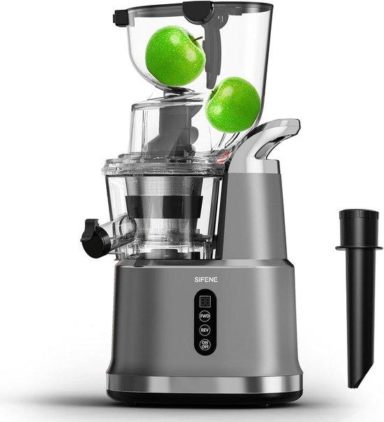 Slowjuicer mit großer Füllöffnung von 83mm für Obst und Gemüse