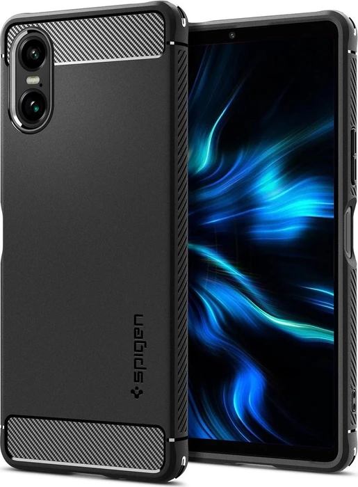 Spigen Rugged Armor Matte Black Sony Xperia 10 VI