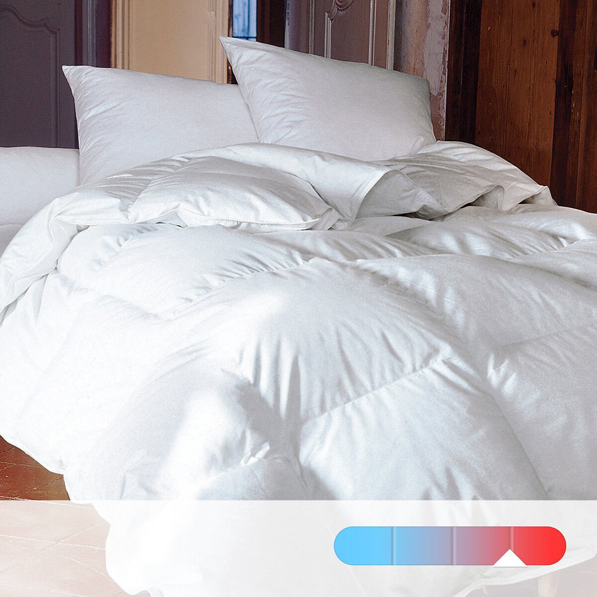 PYRENEX Couette 90% duvet de canard, traitée anti-acariens