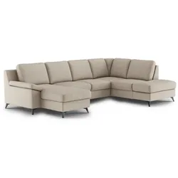 COTTA Wohnlandschaft Boom Stoff Beige Natural