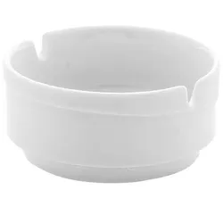 GÜRAL Porselen GÜRAL X-TANBUL Aschenbecher, Porzellan, Weiß, Ø 9 cm, 12er Set