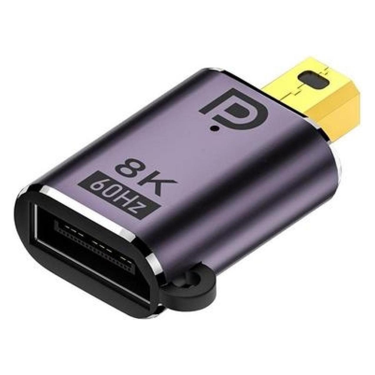 PowerGuard Mini DisplayPort zu DisplayPort Adapter 8K 60Hz MiniDP to DP (DisplayPort) (00033248)