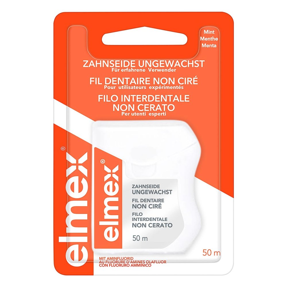 CP GABA GmbH Elmex Zahnseide ungewachst mit Aminfluorid 04123461
