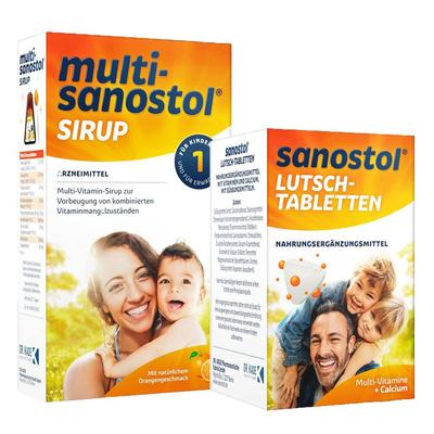 Multi Sanostol Sirup + Lutschtabletten 1 St Kombipackung