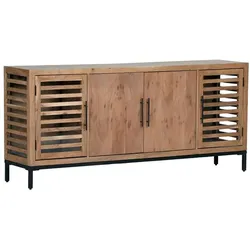 Gutmann Factory Sideboard Showcase Holz Braun Akazie