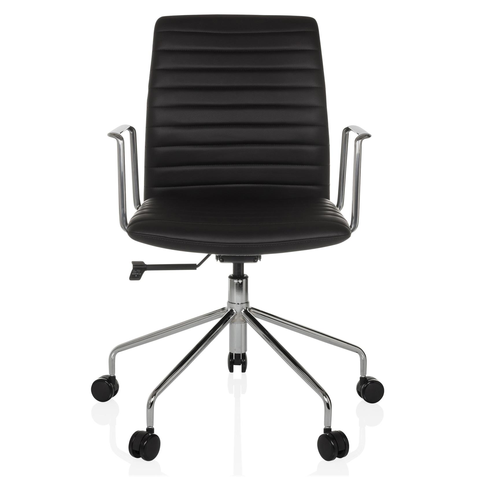 hjh OFFICE Luxus Chefsessel VEMONA 30 Kunstleder mit Armlehnen