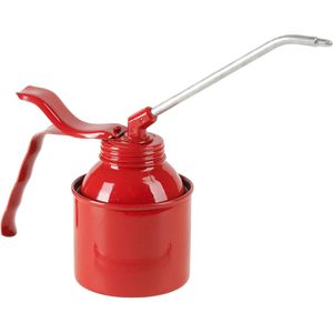 Pressol Ölkanne 05113, aus Metall, 250 ml, starrer Ausguss, mit Pumpe