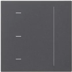 Gira, Zubehör Schalterprogramm, Touchaufsatz S3000 Anthrazit 536528 (536528)