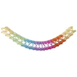 VEPATIM Girlande "Farbenspiel" aus Papier schwer entflammbar Ø14.5cm 10m