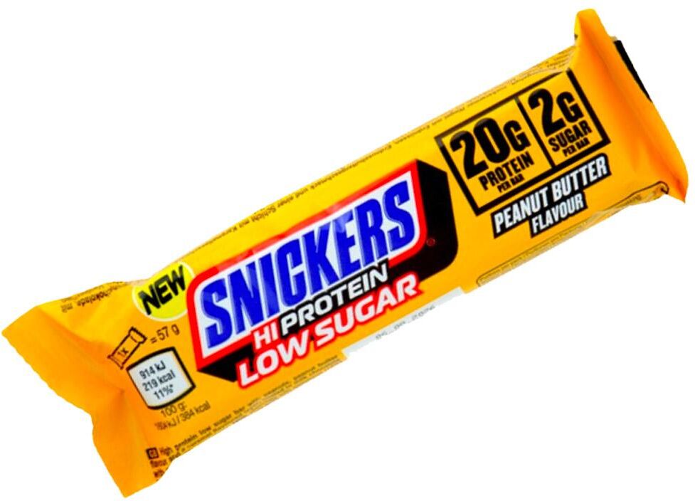 Mars Protein  - Snickers Bar Protein High Peanut Butter Low Sugar - Barre Energétique