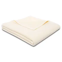 Biederlack Kuscheldecke Cotton Sense 150 x 200 cm Baumwolle Beige Natur