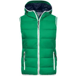 Damen Maritime Weste "JN1075" - M - irish-green/white
